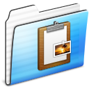 Clipboard Folder Stripe Icon 128x128 png